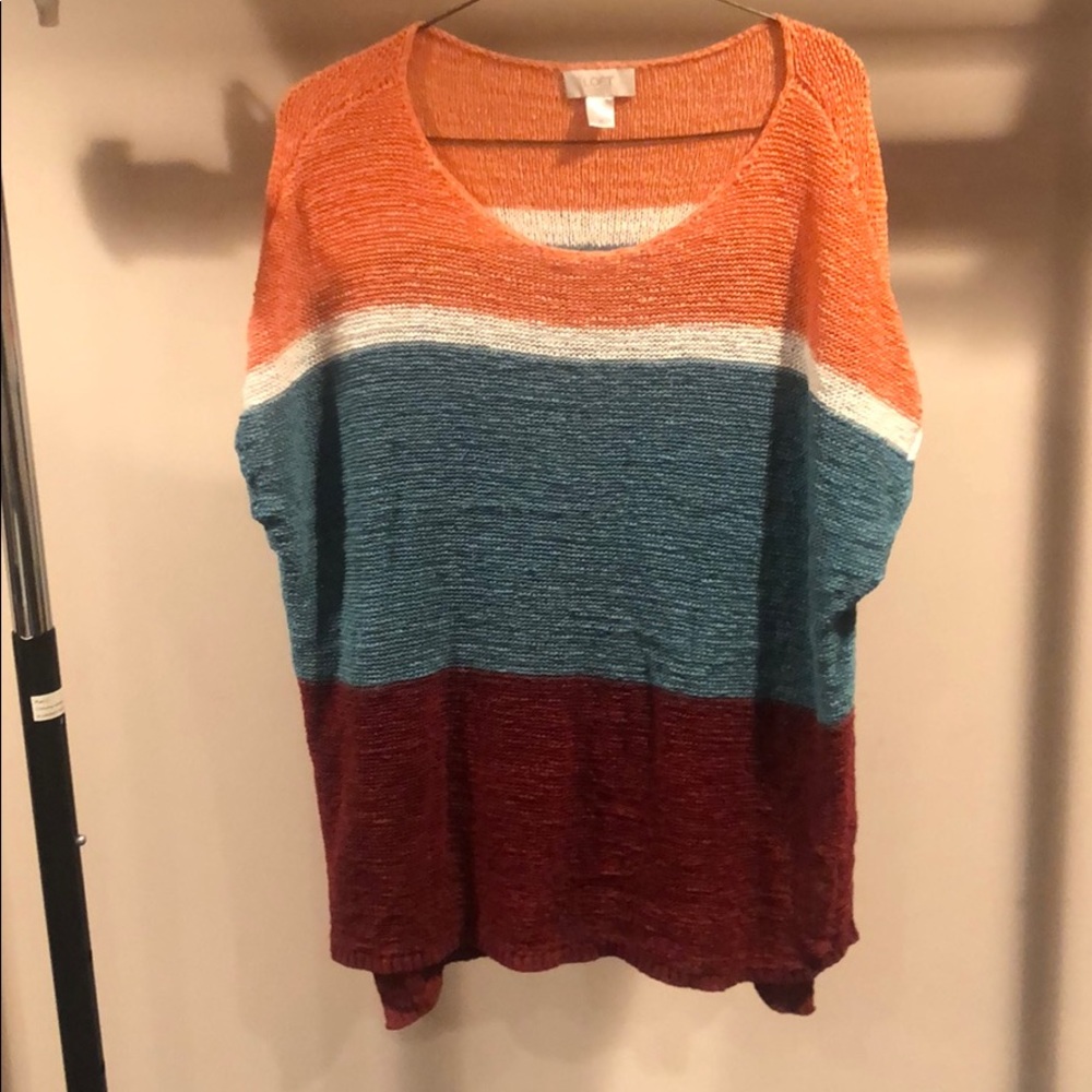 Loft Short Sleeve Sweater